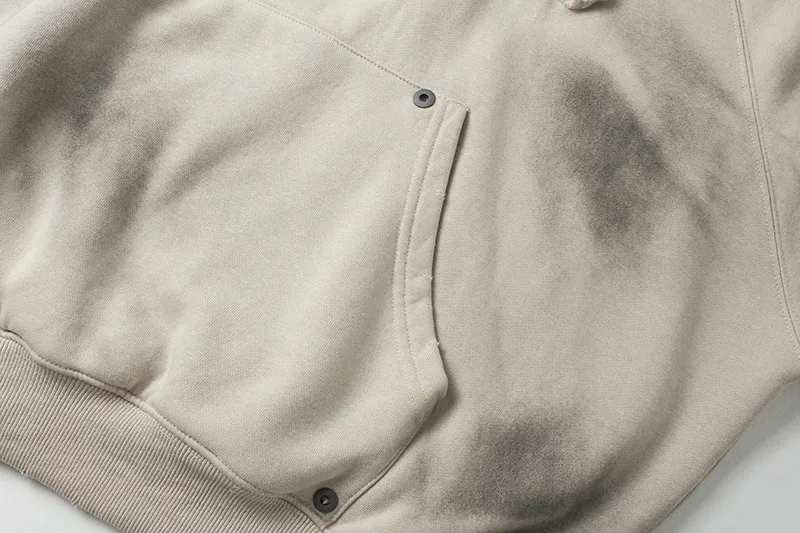 Jiayiku Men's  Waste Earth Style American-style Washed Heavy Hoodie Autumn And Winter New Cloth Embroidered Hooded Sweater display picture 22