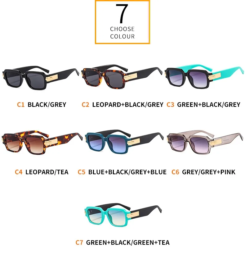 New   Street Photograph Personalized Sunglasses Artistic Retro Small Frame Men's And Women's Modern Sunglasses 9519 display picture 5