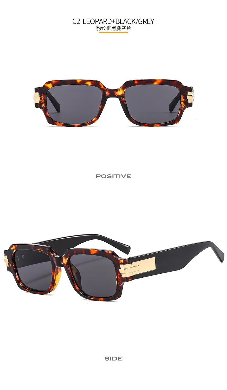 New   Street Photograph Personalized Sunglasses Artistic Retro Small Frame Men's And Women's Modern Sunglasses 9519 display picture 8
