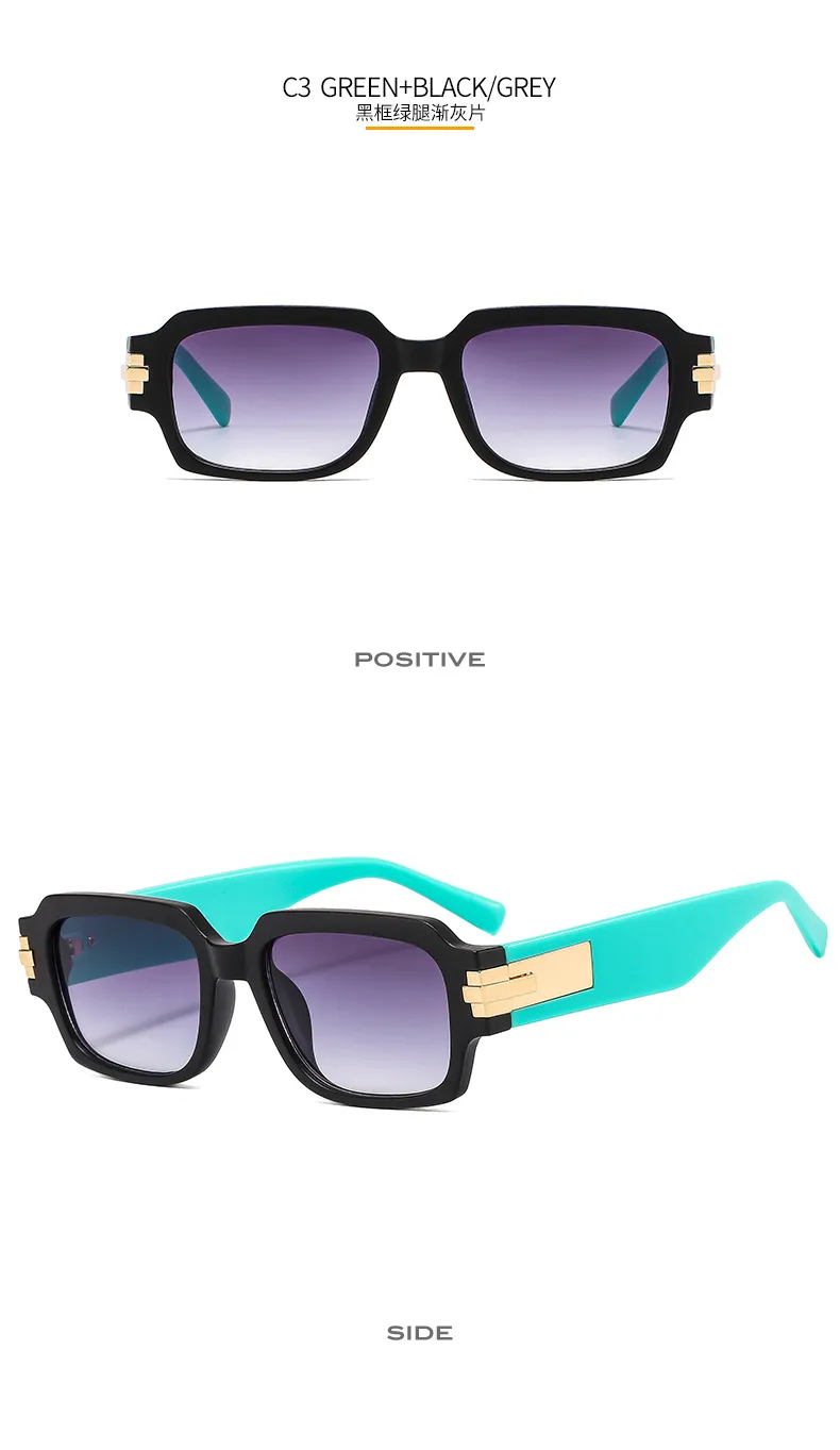 New   Street Photograph Personalized Sunglasses Artistic Retro Small Frame Men's And Women's Modern Sunglasses 9519 display picture 9