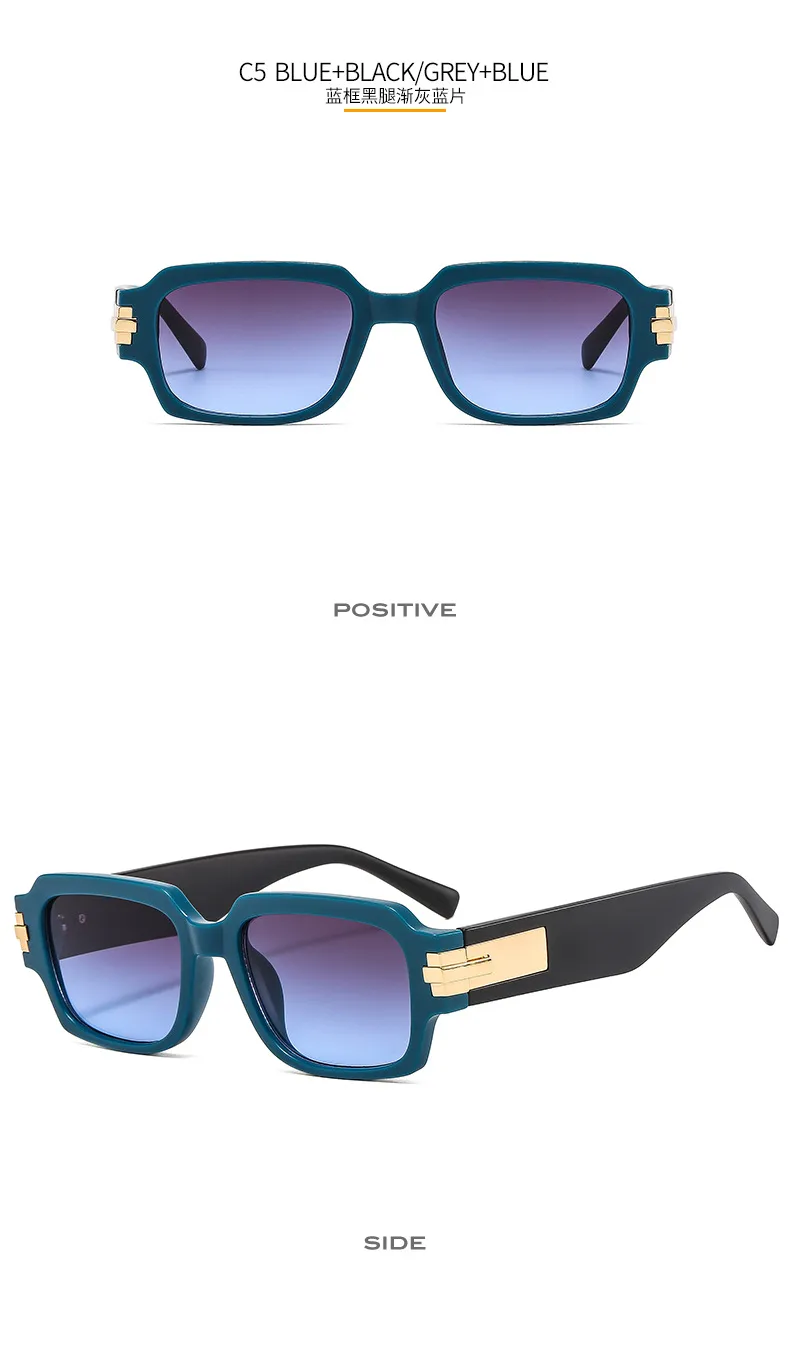 New   Street Photograph Personalized Sunglasses Artistic Retro Small Frame Men's And Women's Modern Sunglasses 9519 display picture 11