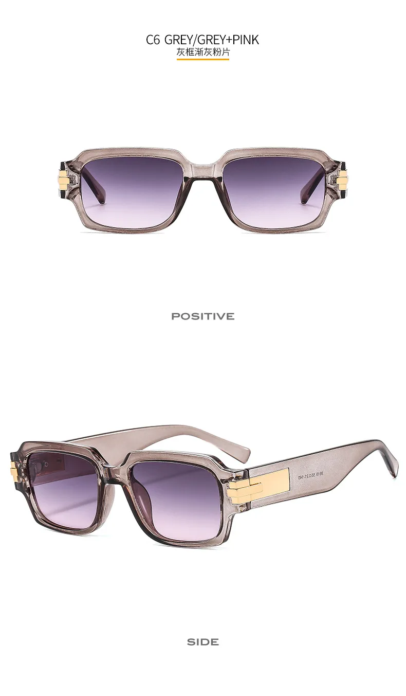 New   Street Photograph Personalized Sunglasses Artistic Retro Small Frame Men's And Women's Modern Sunglasses 9519 display picture 12