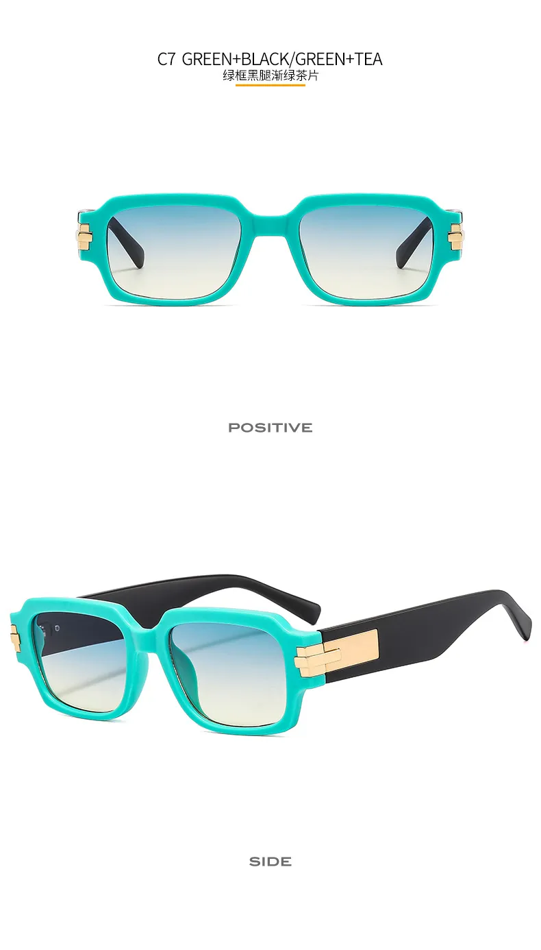 New   Street Photograph Personalized Sunglasses Artistic Retro Small Frame Men's And Women's Modern Sunglasses 9519 display picture 13