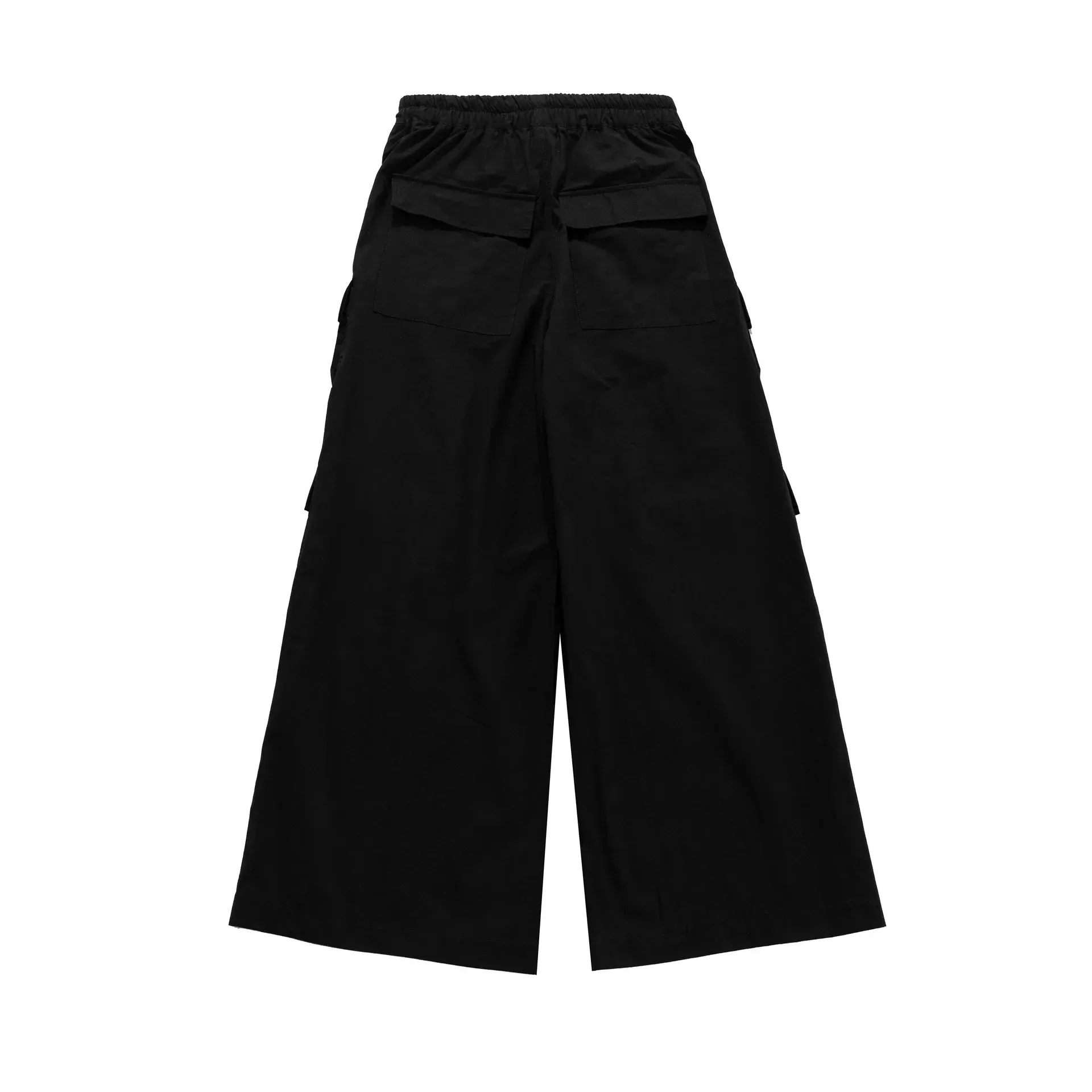 Jiayiku Fashion Brand Chic American Street RO Style Wide Leg Overalls Men's New Multi-pocket Design Loose Flared Pants display picture 6