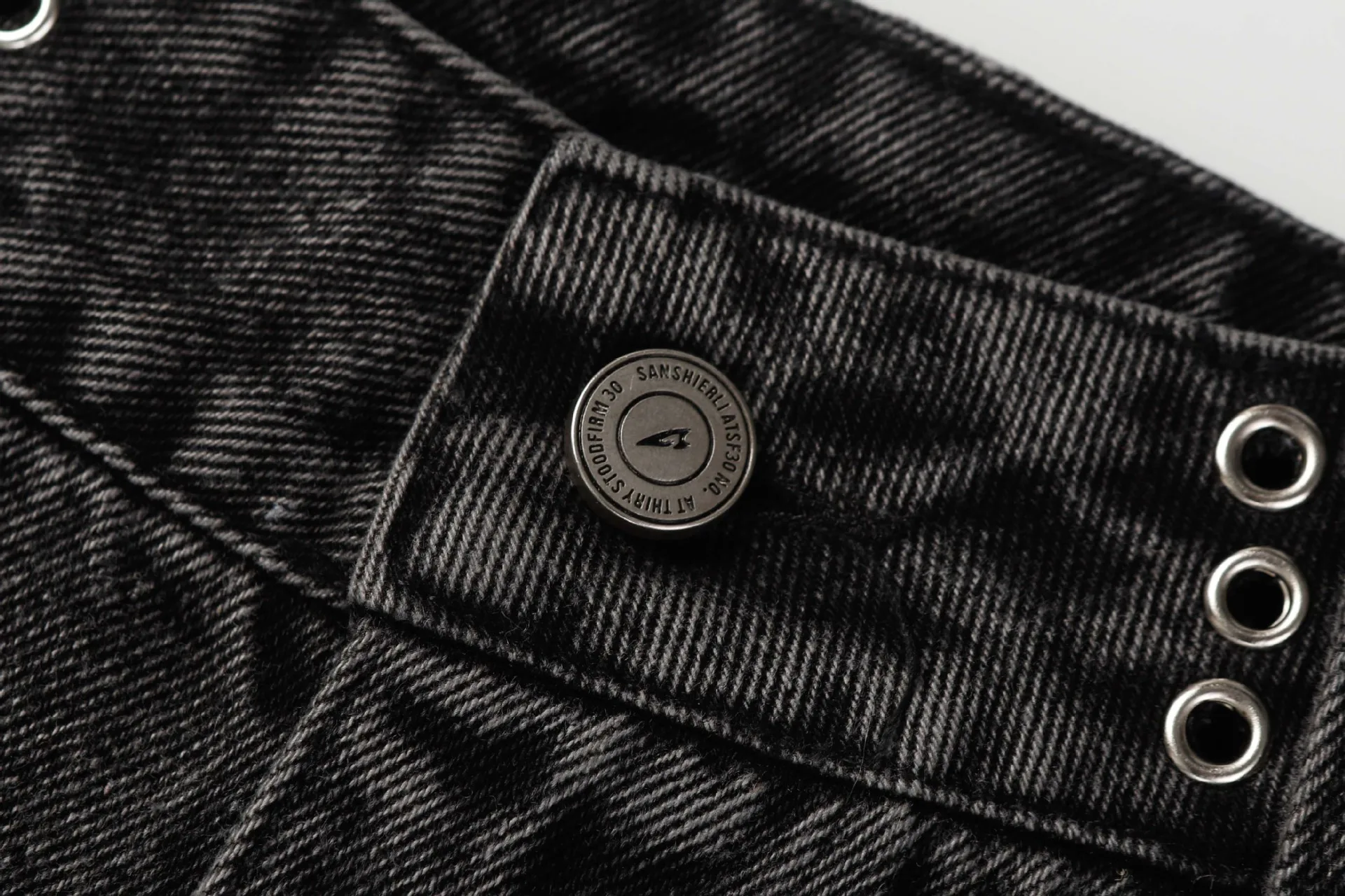 Jiayiku Men's Wear ∠ American-style High Street Trendy Cordwork Jeans Loose Straight Multi-pocket Zipper Casual Pants display picture 23