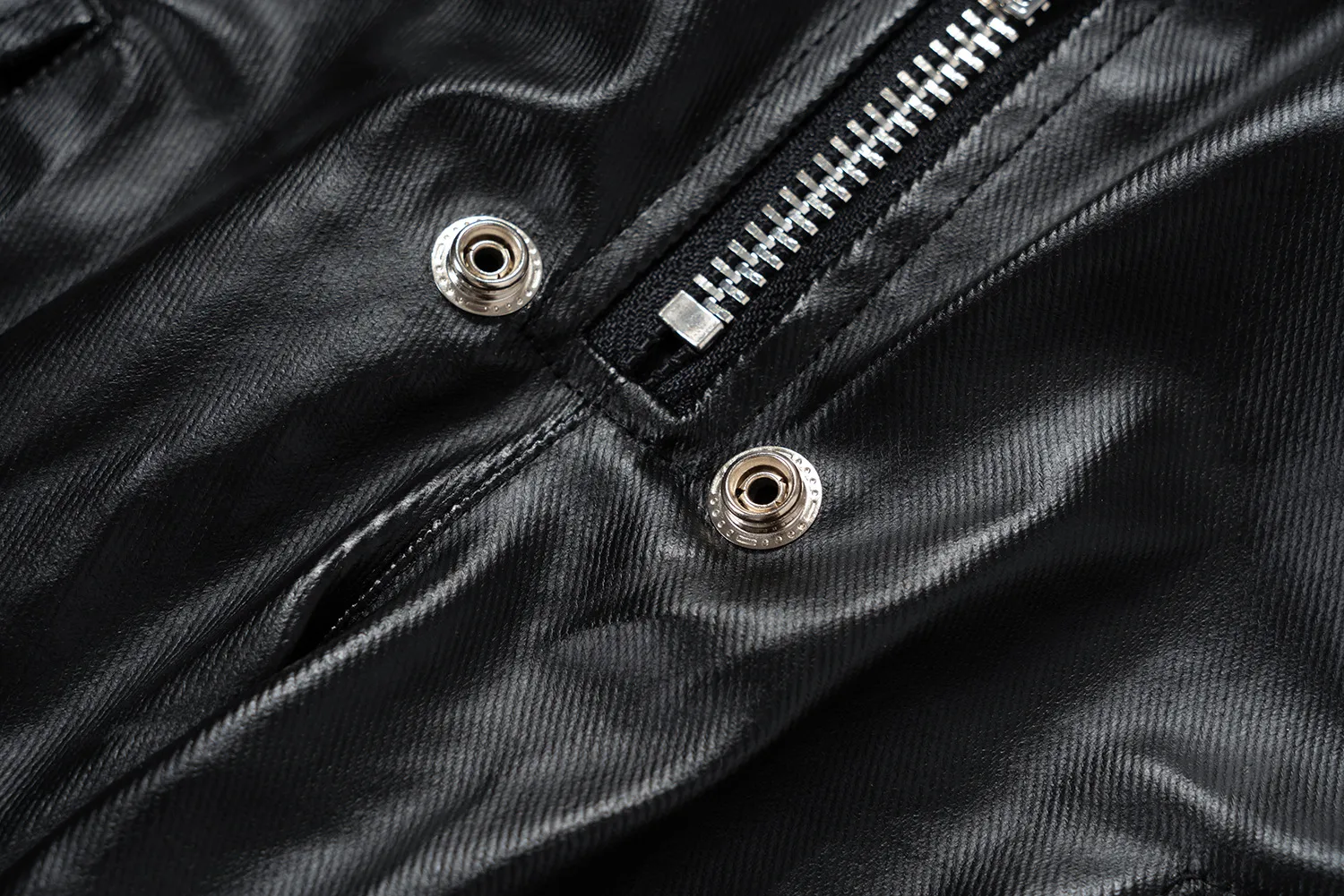 Jiayiku Fashion Brand Chic American Street RO Style Overalls Men's Faux Leather Layer Three-dimensional Pocket Wide Leg Flared Pants display picture 11