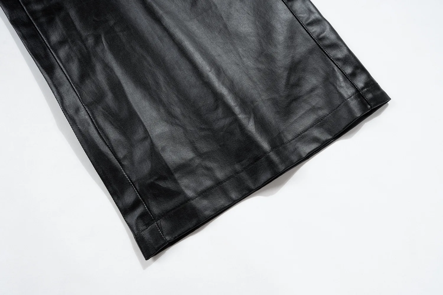 Jiayiku Fashion Brand Chic American Street RO Style Overalls Men's Faux Leather Layer Three-dimensional Pocket Wide Leg Flared Pants display picture 16