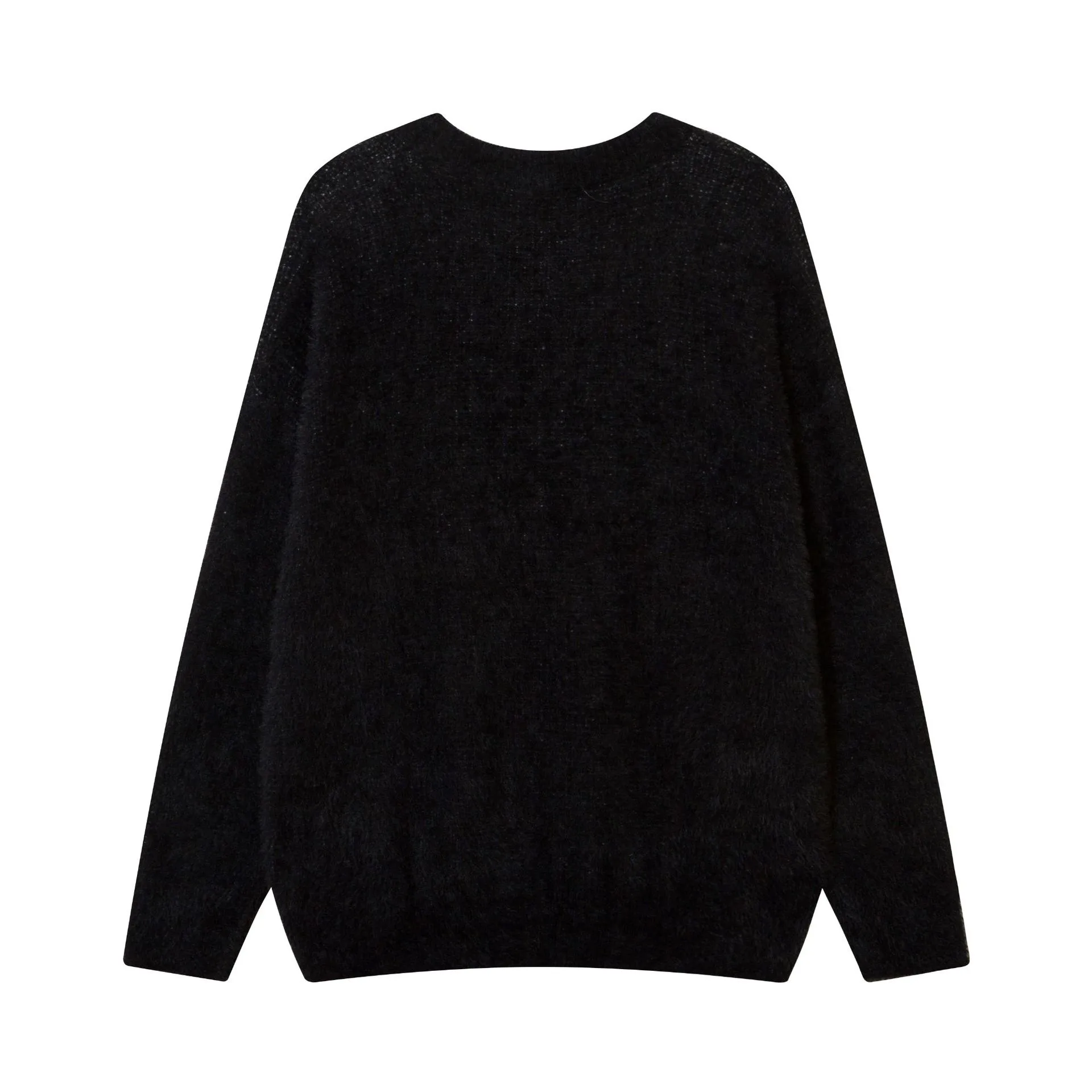 Jiayiku Men's Clothing Vintage American Style Vintage Deer Plush Thickened Sweater New Retro Jacquard Round Neck Bottoming Sweater display picture 4