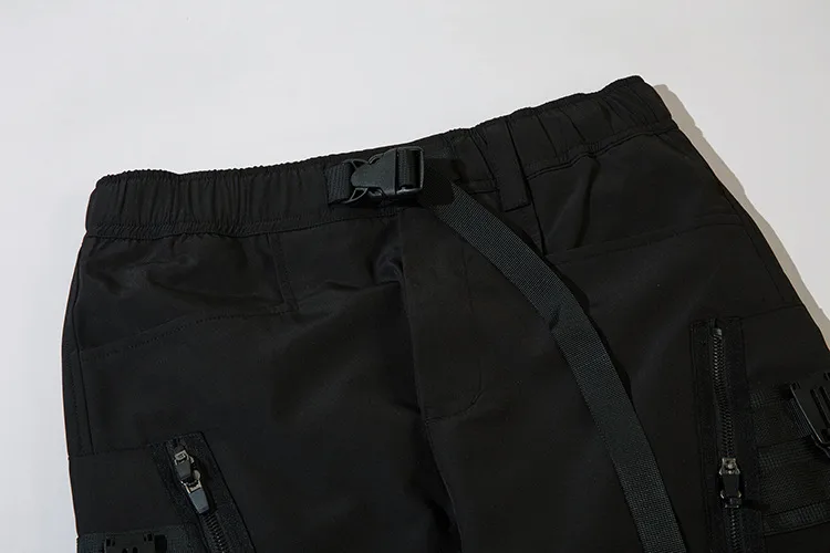 Jiayiku Men's Clothing Chinese Fashion Functional Style Overalls Dark Series Concealer Tactical Multi-pocket Ankle-tied Casual Pants display picture 18