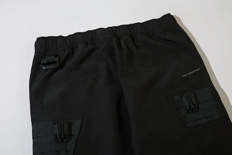 Jiayiku Men's Clothing Chinese Fashion Functional Style Overalls Dark Series Concealer Tactical Multi-pocket Ankle-tied Casual Pants display picture 28