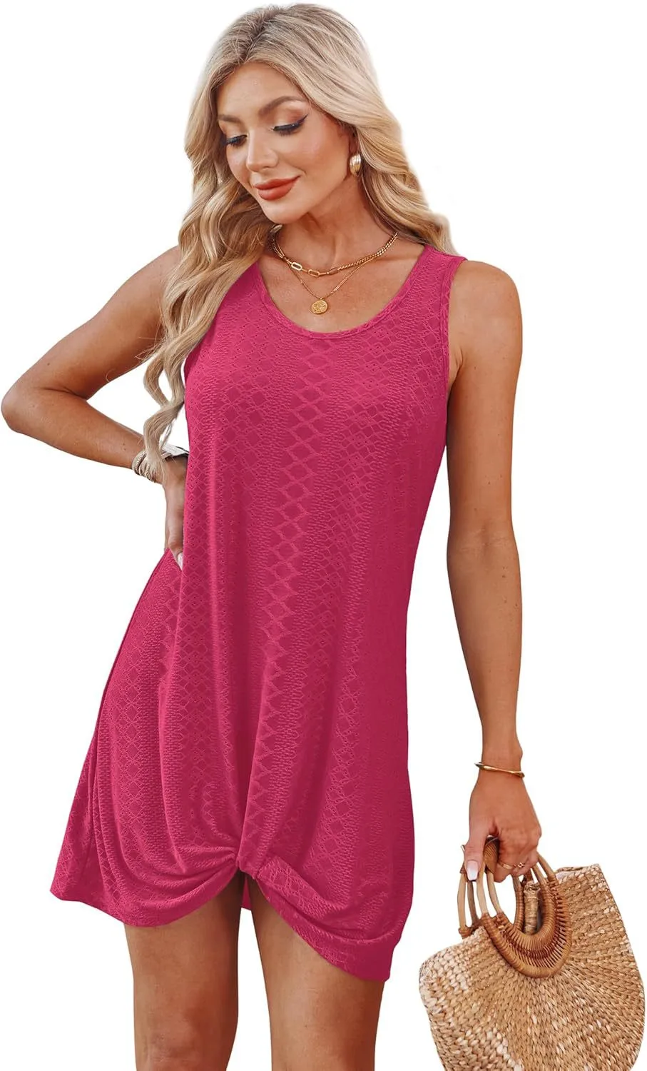 Women's Clothing  Summer New Hollow Beach Vacation Clothing Kink Dress In Stock display picture 20