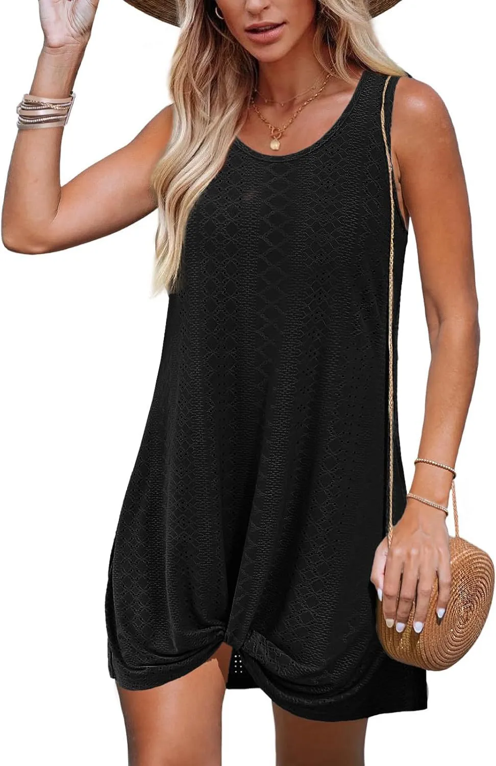 Women's Clothing  Summer New Hollow Beach Vacation Clothing Kink Dress In Stock display picture 22