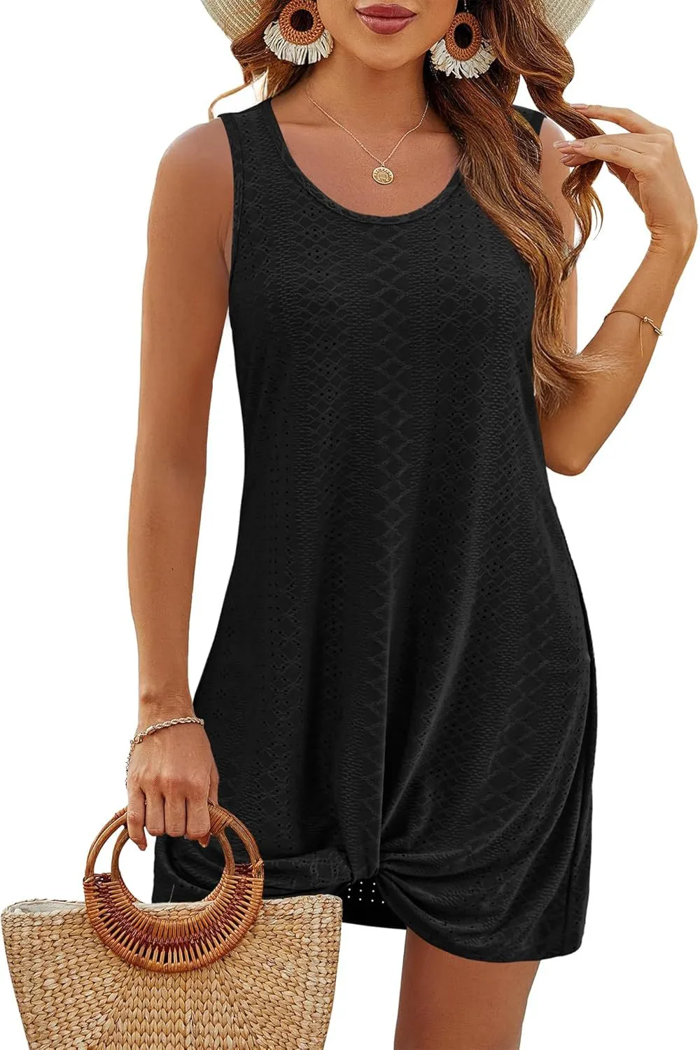 Women's Clothing  Summer New Hollow Beach Vacation Clothing Kink Dress In Stock display picture 23