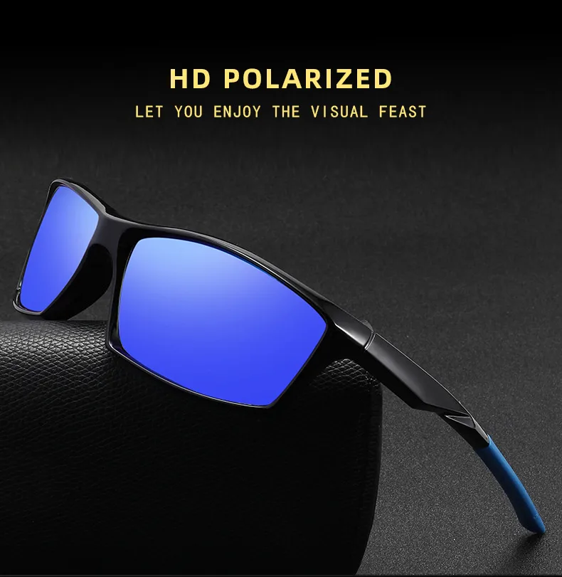New  Outdoor Sports Polarized Sunglasses Men And Women Riding Fishing Sunglasses Night Market Anti-glare Eye Protection Glasses display picture 1
