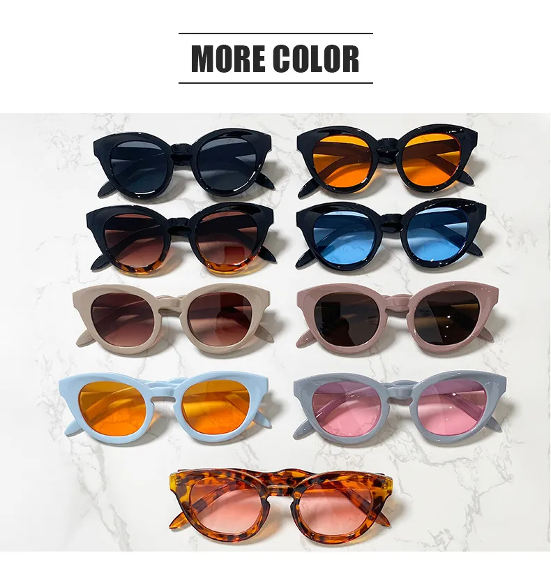 New New Fashion Oval Sunglasses Personalized Fashion Cat's Eye Sunglasses Internet Celebrity Street Photoshoot UV-proof Glasses display picture 13