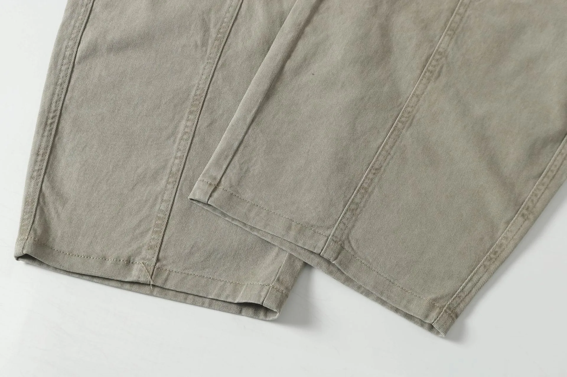 Jiayiku Men's  American Retro Washed Personalized Cleanfit Casual Pants Straight Loose Wide-Leg Pants display picture 10