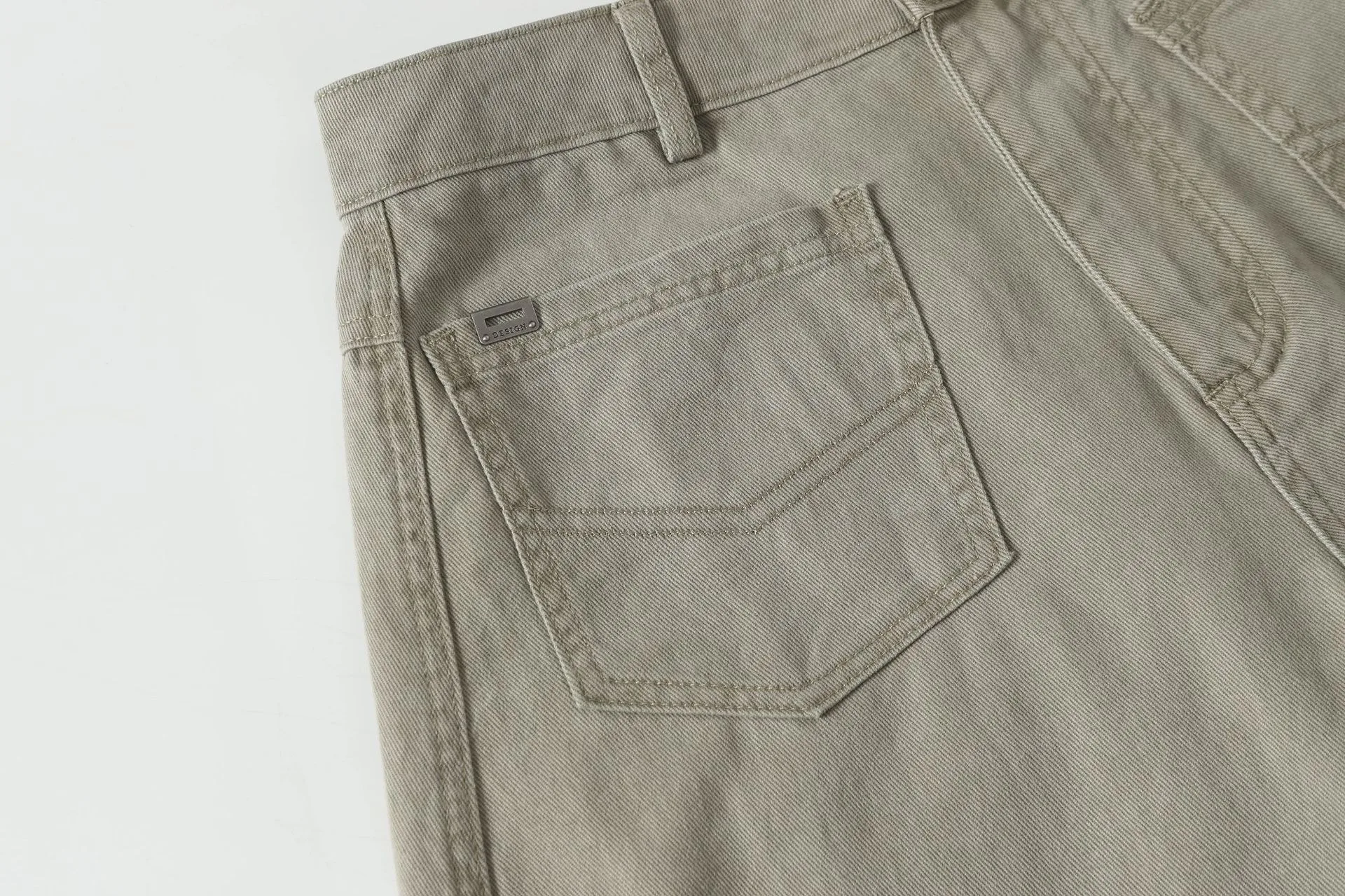 Jiayiku Men's  American Retro Washed Personalized Cleanfit Casual Pants Straight Loose Wide-Leg Pants display picture 11