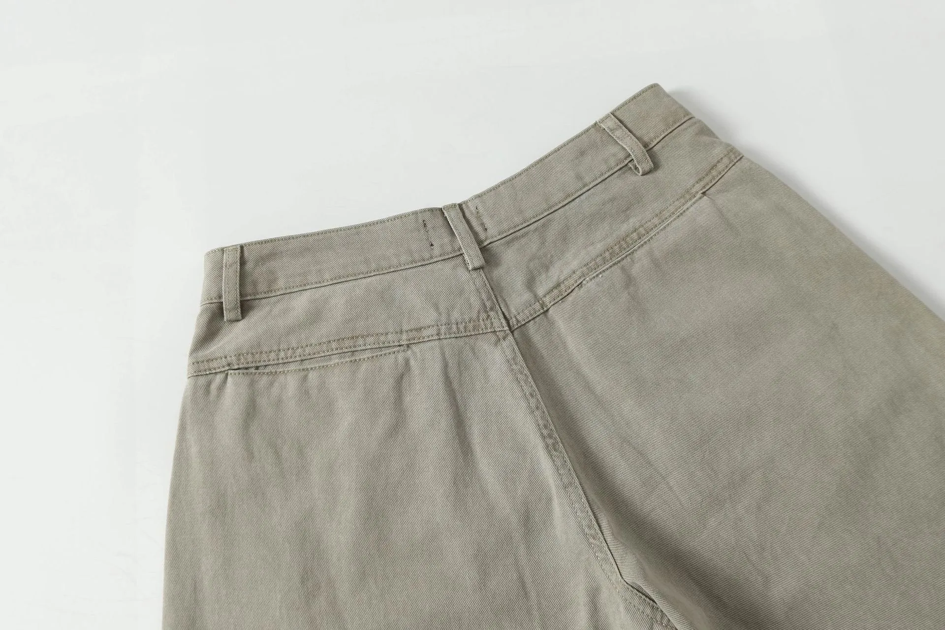 Jiayiku Men's  American Retro Washed Personalized Cleanfit Casual Pants Straight Loose Wide-Leg Pants display picture 13