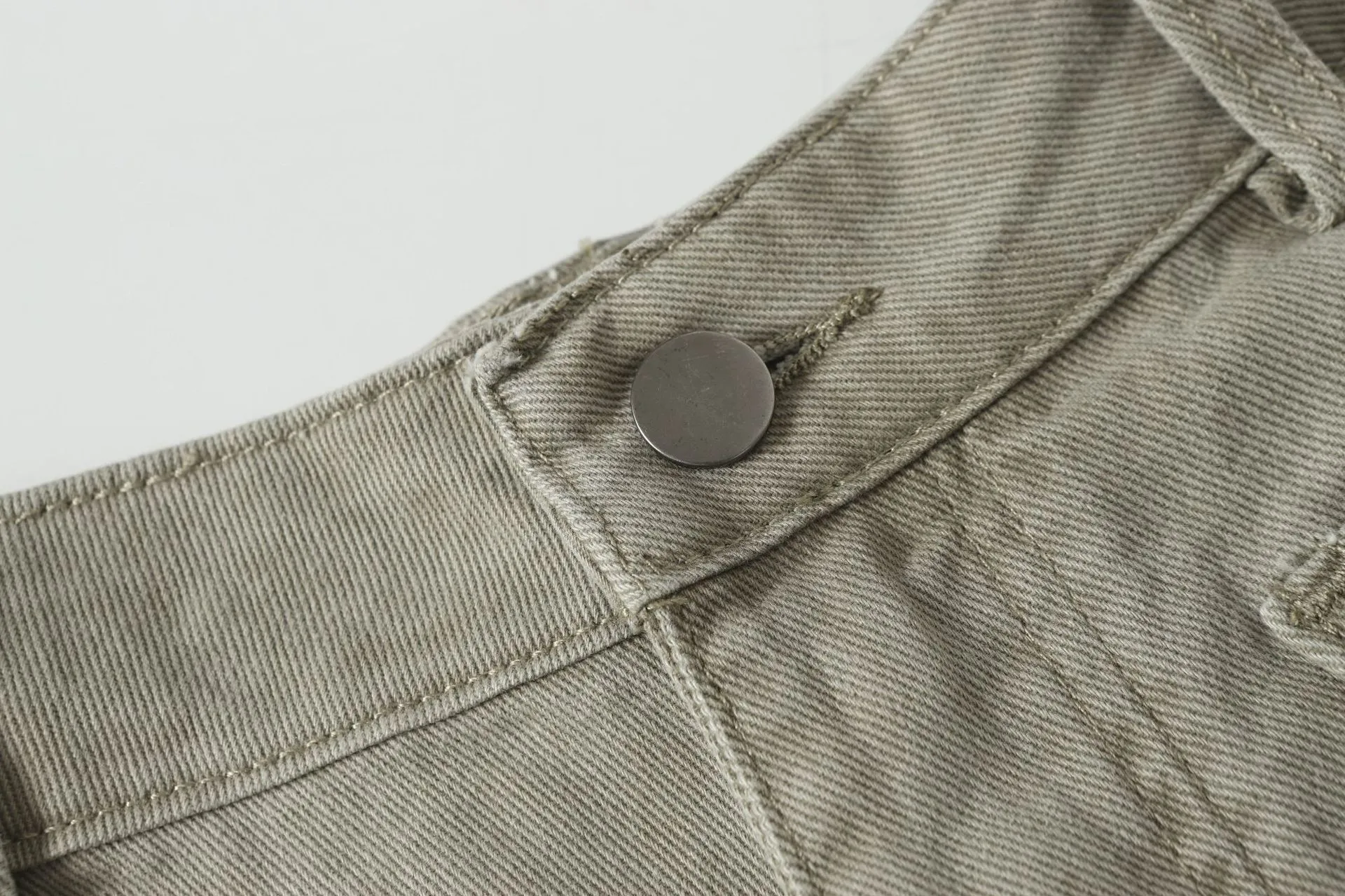 Jiayiku Men's  American Retro Washed Personalized Cleanfit Casual Pants Straight Loose Wide-Leg Pants display picture 15