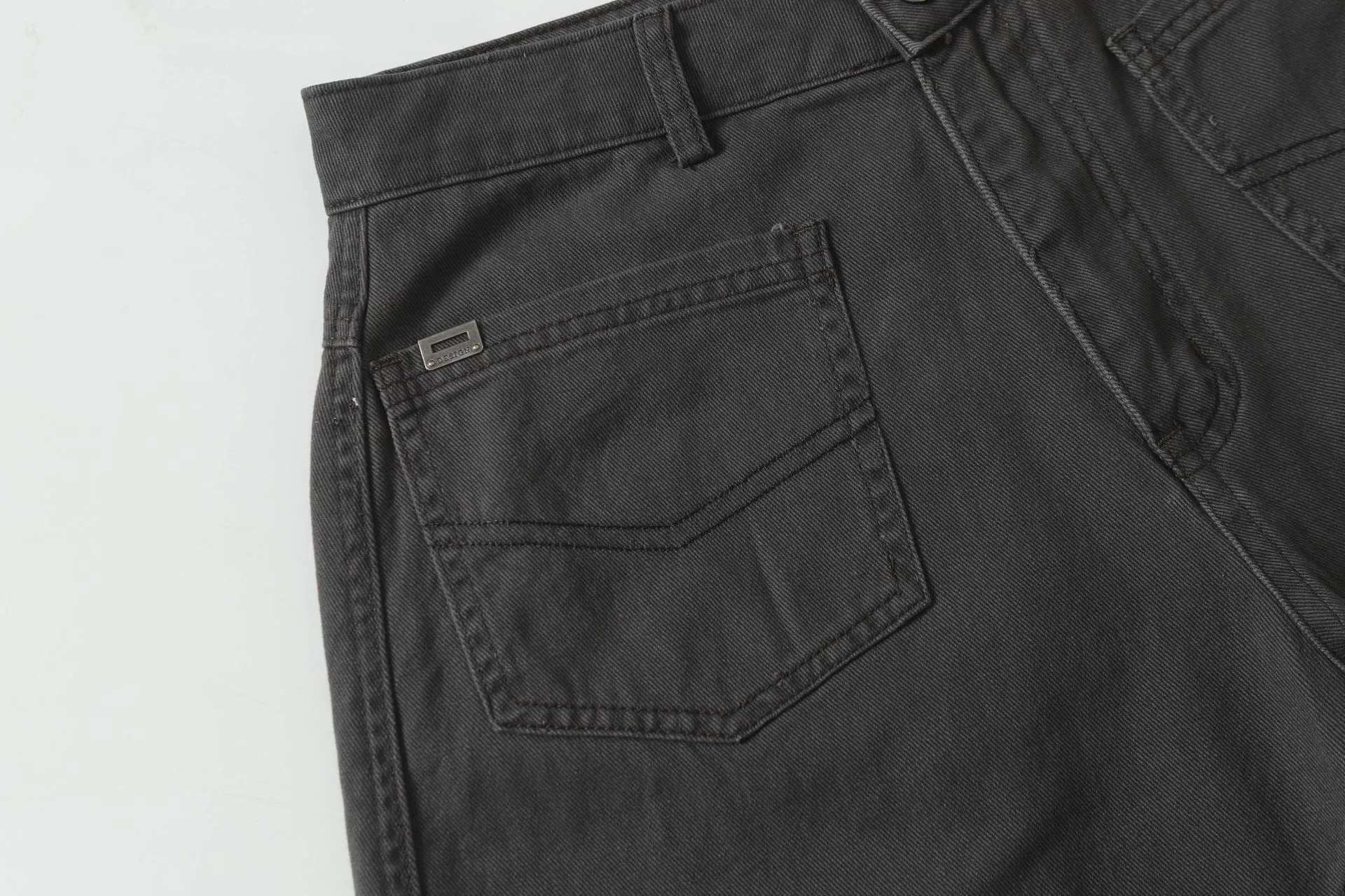 Jiayiku Men's  American Retro Washed Personalized Cleanfit Casual Pants Straight Loose Wide-Leg Pants display picture 19