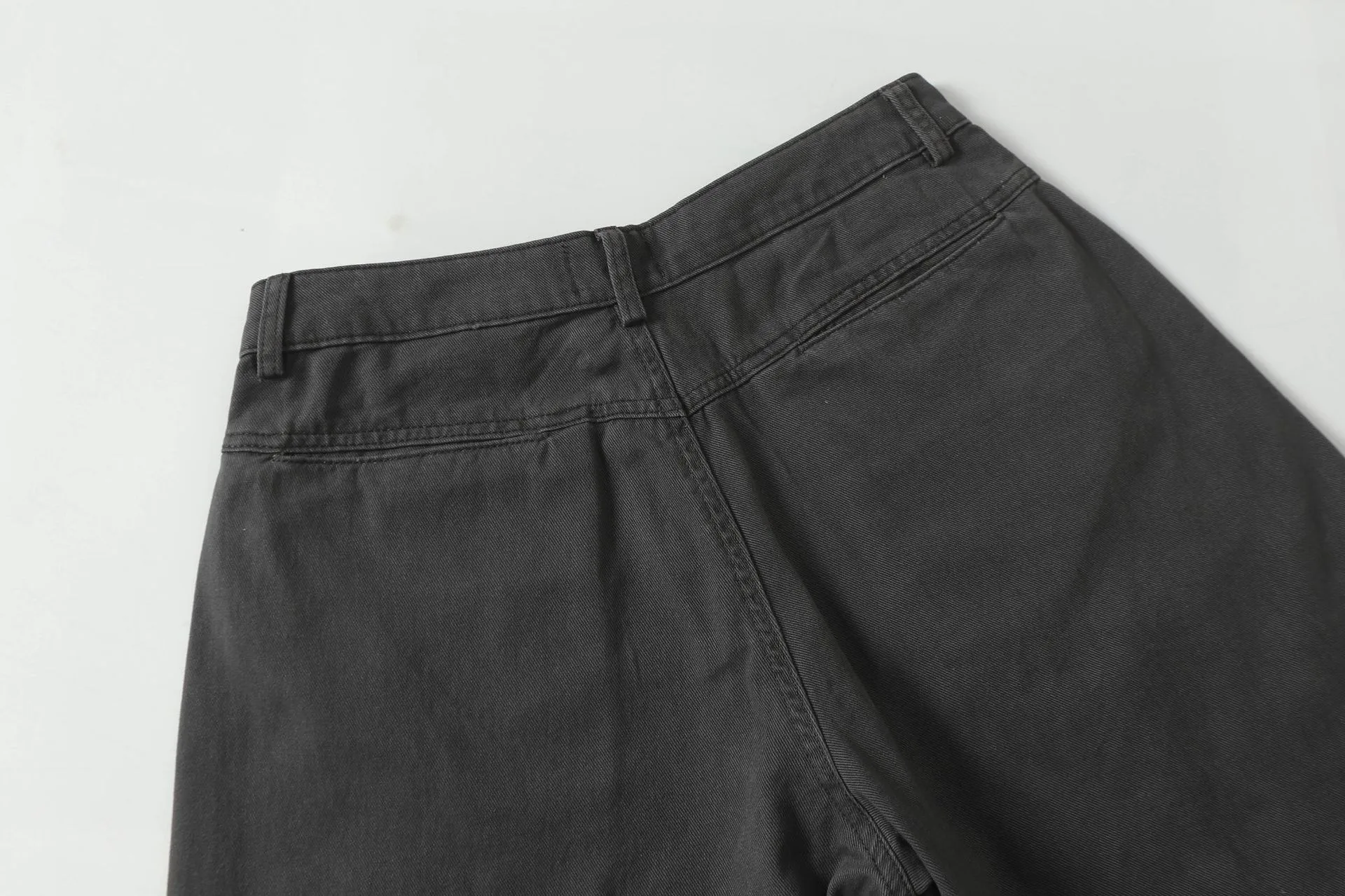 Jiayiku Men's  American Retro Washed Personalized Cleanfit Casual Pants Straight Loose Wide-Leg Pants display picture 22