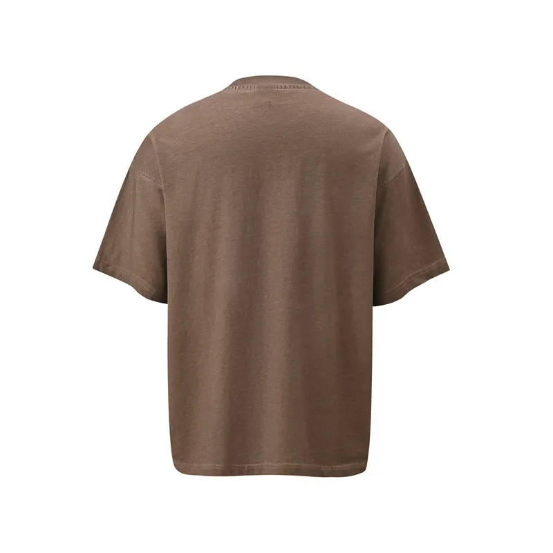 Jiayiku Men's Clothing  Summer American Street Hip-Hop Trendy Brand Tee Bottoming Shirt Dark Skull Short-Sleeved T-Shirt For Men display picture 6