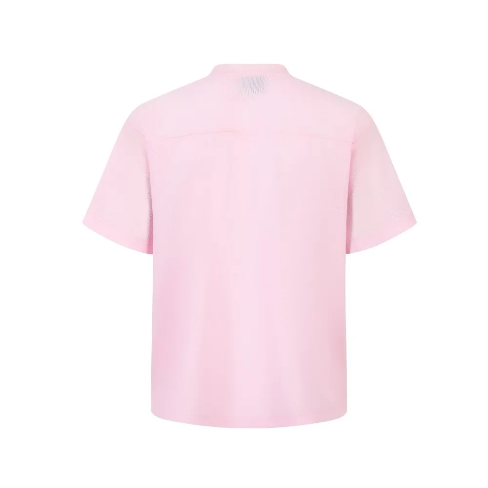 Jiayiku  Summer T-Shirt Short-Sleeved American Jersey Loose Hiphop Quick-Drying Sweatshirt Mesh T-Shirt For Men And Women display picture 6