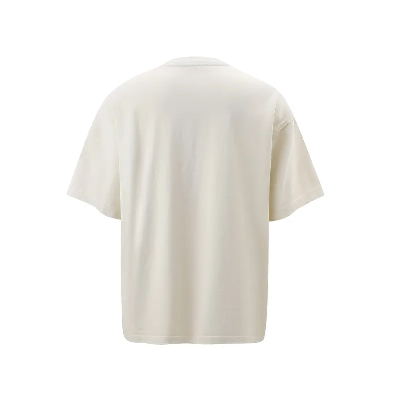 Jiayiku Men's Summer Short-Sleeved Men's American Street Hip-Hop Trendy Brand Washed Tee Bottoming Shirt Loose T-Shirt Short-Sleeved display picture 8
