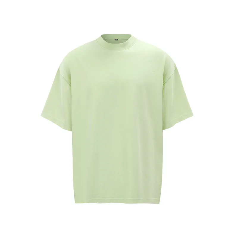 Jiayiku Men's Summer Short-Sleeved Men's American Street Hip-Hop Trendy Brand Washed Tee Bottoming Shirt Loose T-Shirt Short-Sleeved display picture 15