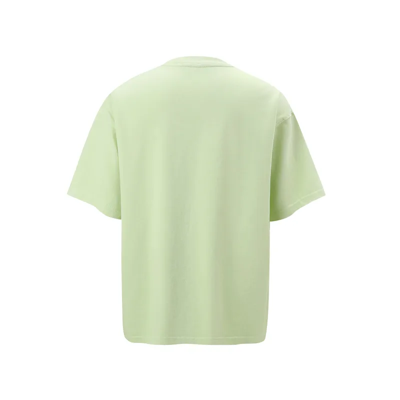 Jiayiku Men's Summer Short-Sleeved Men's American Street Hip-Hop Trendy Brand Washed Tee Bottoming Shirt Loose T-Shirt Short-Sleeved display picture 16