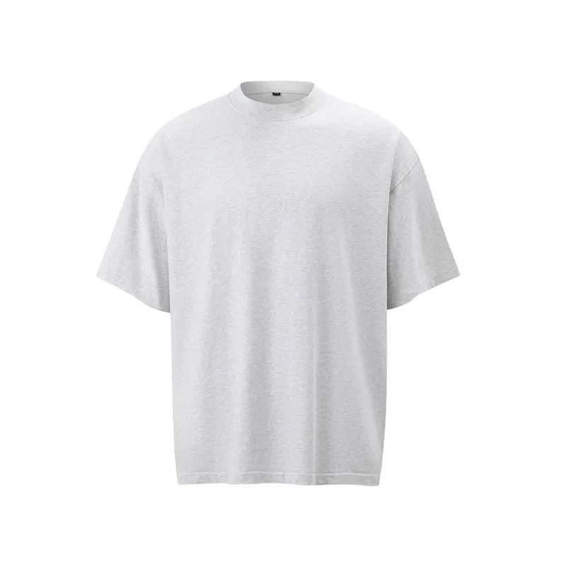 Jiayiku Men's Summer Short-Sleeved Men's American Street Hip-Hop Trendy Brand Washed Tee Bottoming Shirt Loose T-Shirt Short-Sleeved display picture 17
