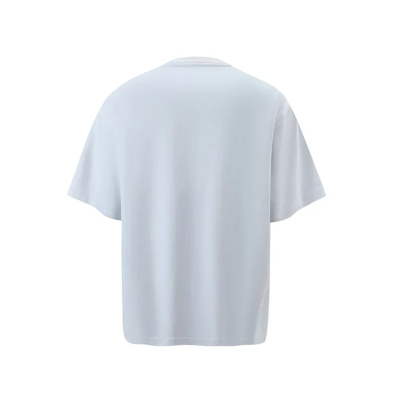 Jiayiku Men's Summer Short-Sleeved Men's American Street Hip-Hop Trendy Brand Washed Tee Bottoming Shirt Loose T-Shirt Short-Sleeved display picture 20