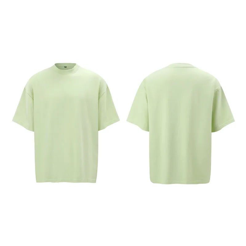 Jiayiku Men's Summer Short-Sleeved Men's American Street Hip-Hop Trendy Brand Washed Tee Bottoming Shirt Loose T-Shirt Short-Sleeved display picture 25