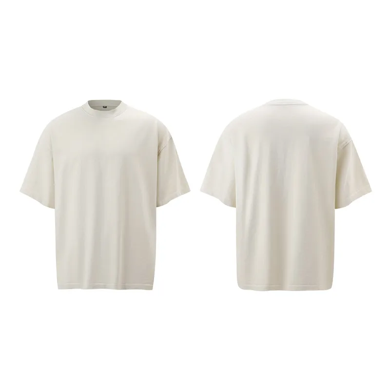 Jiayiku Men's Summer Short-Sleeved Men's American Street Hip-Hop Trendy Brand Washed Tee Bottoming Shirt Loose T-Shirt Short-Sleeved display picture 28