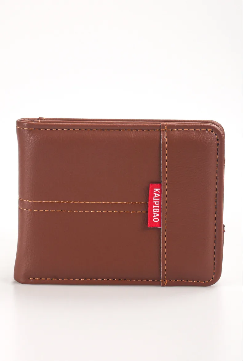 New  Men's Wallet Short Hot Selling Bag Ultra Light Coin Purse Vintage Casual Buckle Square Bag display picture 5