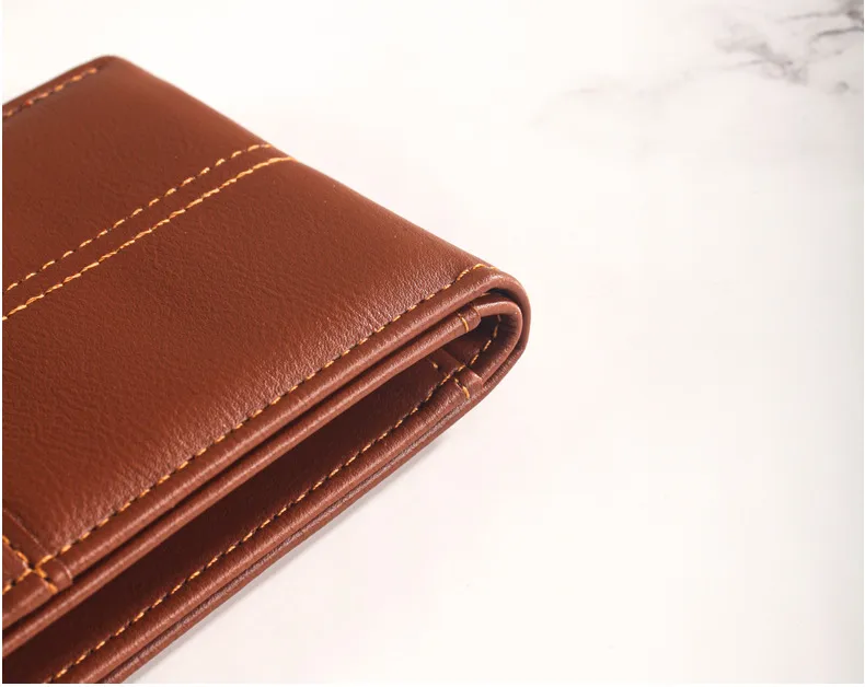 New  Men's Wallet Short Hot Selling Bag Ultra Light Coin Purse Vintage Casual Buckle Square Bag display picture 10