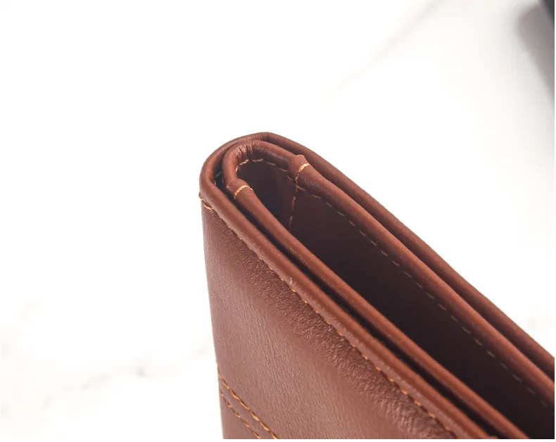 New  Men's Wallet Short Hot Selling Bag Ultra Light Coin Purse Vintage Casual Buckle Square Bag display picture 11