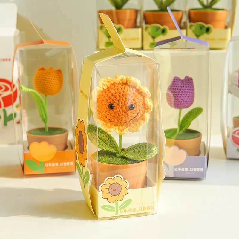 New Mother's Day Gift Suit Tulip Finished Handmade Flower Business Gift For Relatives And Friends display picture 2