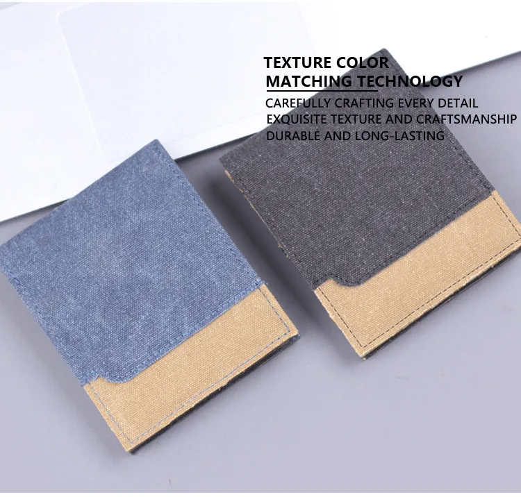Men's Wallet Men's Short Canvas Wallet Card Holder Men's Wallet Men's  New Wallet Men display picture 13