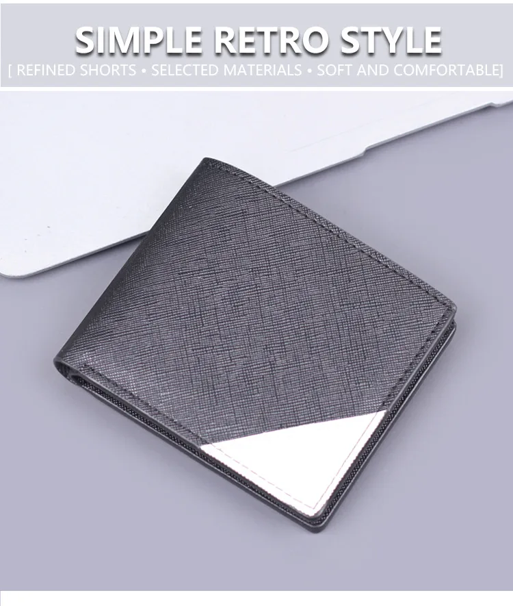 Men's Short Wallet Men's Dollar Bag Men's Wallet Vintage  Multi-card Stylish Wallet Wallet Wallet For Men display picture 1