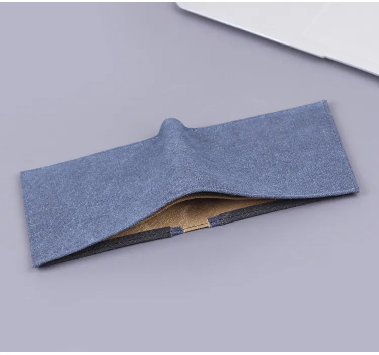 Short Canvas Wallet Men's Foreign Trade Hot Sale New Wallet Man Men's Wallet 9 Card Men's Wallet display picture 12