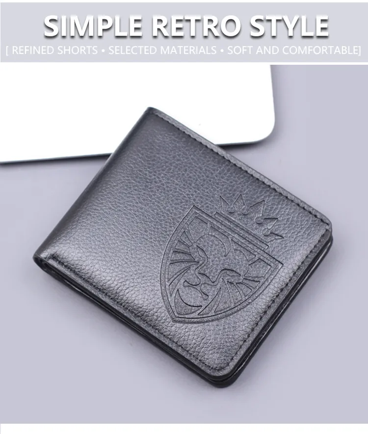 Men's Short Wallet Men's Wallet Dollar Bag  Wholesale Men's Wallet Card Bag New Menwallet display picture 1