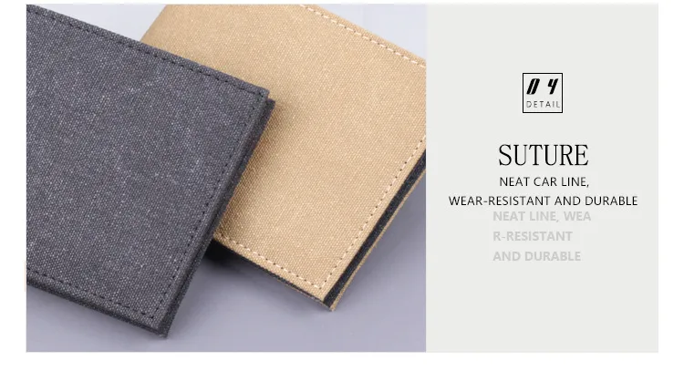 Short Canvas Wallet Men's Foreign Trade Hot Sale New Wallet Man Men's Wallet 9 Card Men's Wallet display picture 17