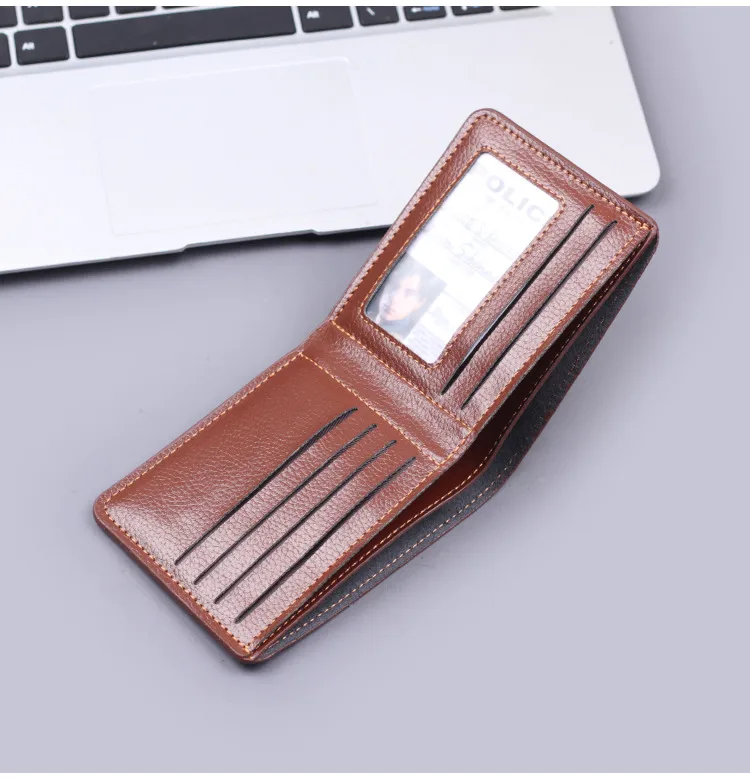 Men's Short Wallet Men's Wallet Dollar Bag  Wholesale Men's Wallet Card Bag New Menwallet display picture 5