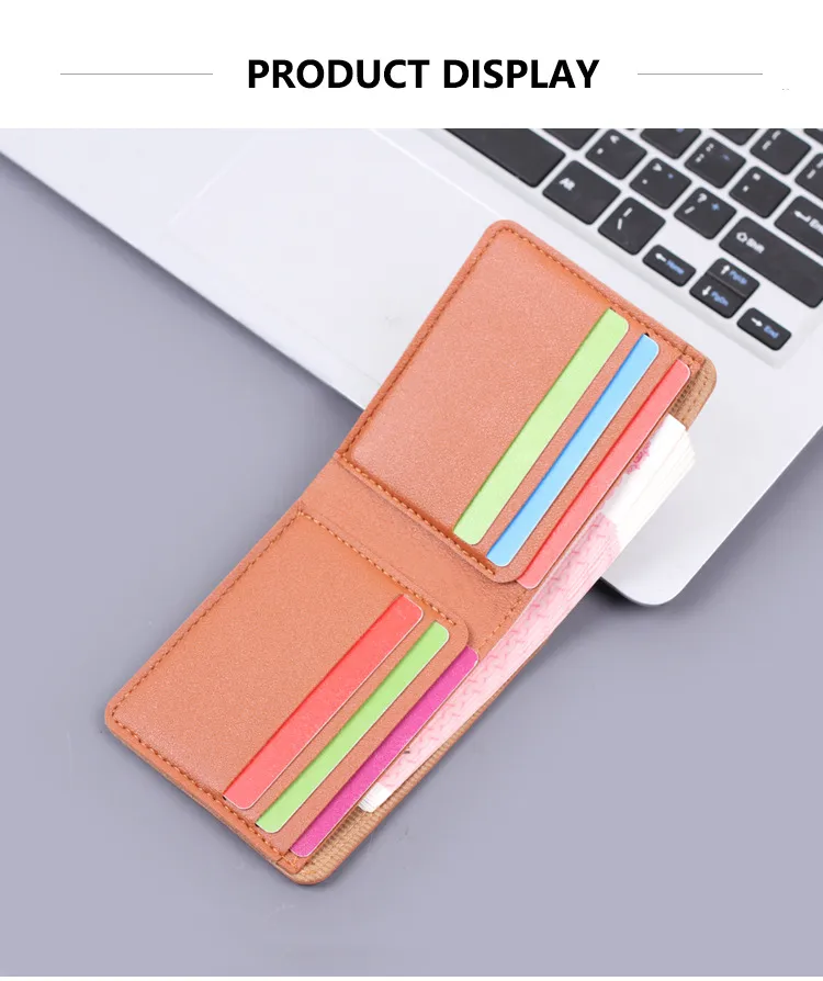 Men's Short Wallet Men's Card Holder Men's Wallet Men's Small Wallet US Dollar Bag   In Stock display picture 4