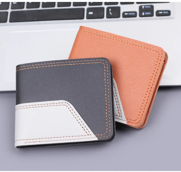 Men's Short Wallet Men's Card Holder Men's Wallet Men's Small Wallet US Dollar Bag   In Stock display picture 9
