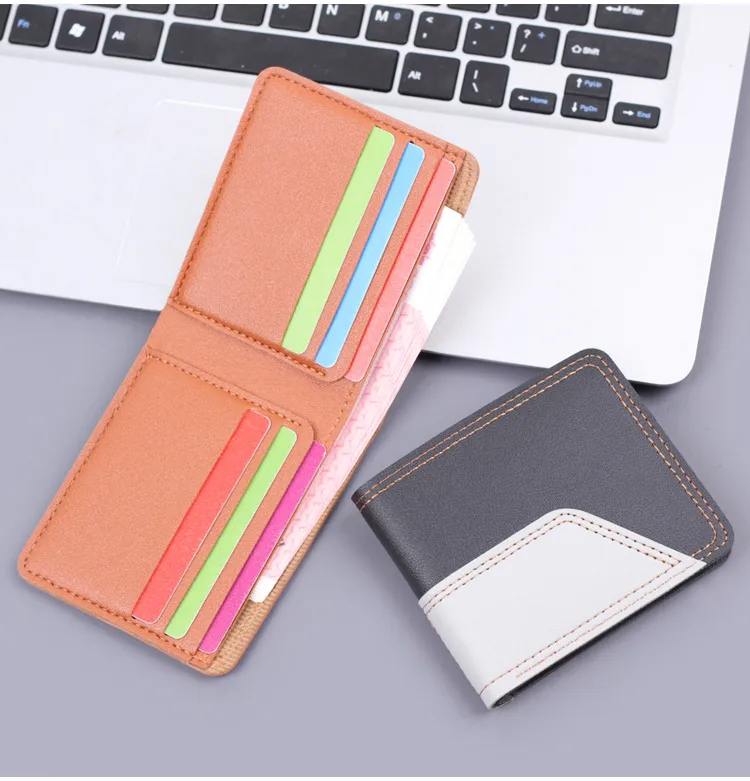 Men's Short Wallet Men's Card Holder Men's Wallet Men's Small Wallet US Dollar Bag   In Stock display picture 11
