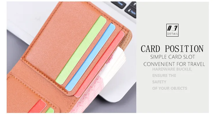 Men's Short Wallet Men's Card Holder Men's Wallet Men's Small Wallet US Dollar Bag   In Stock display picture 15