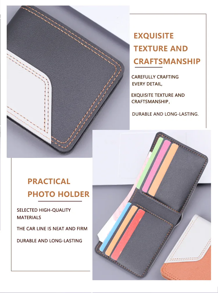 Men's Short Wallet Men's Card Holder Men's Wallet Men's Small Wallet US Dollar Bag   In Stock display picture 17