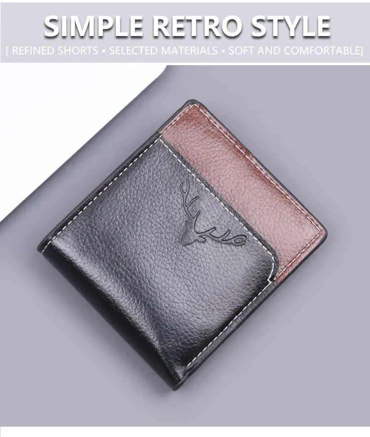 Wallet Men's Short Men's Ultra-thin Wallet New  Casual Men's Wallet Card Bag Integrated In Stock Wholesale display picture 1